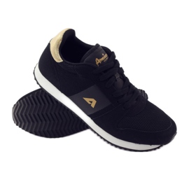 American Club Scarpe sportive da donna americane 17022 nero giallo 3