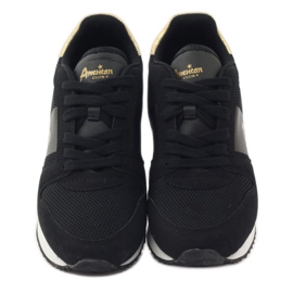American Club Scarpe sportive da donna americane 17022 nero giallo 4