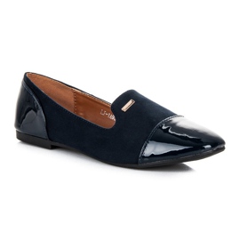Best Shoes Signori laccati blu 1