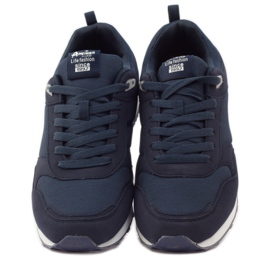 American Club Scarpe da jogging americane 1754 blu navy 4