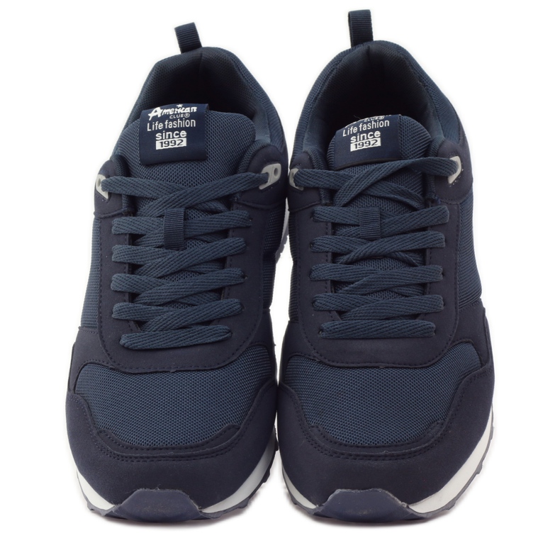 American Club Scarpe da jogging americane 1754 blu navy 4