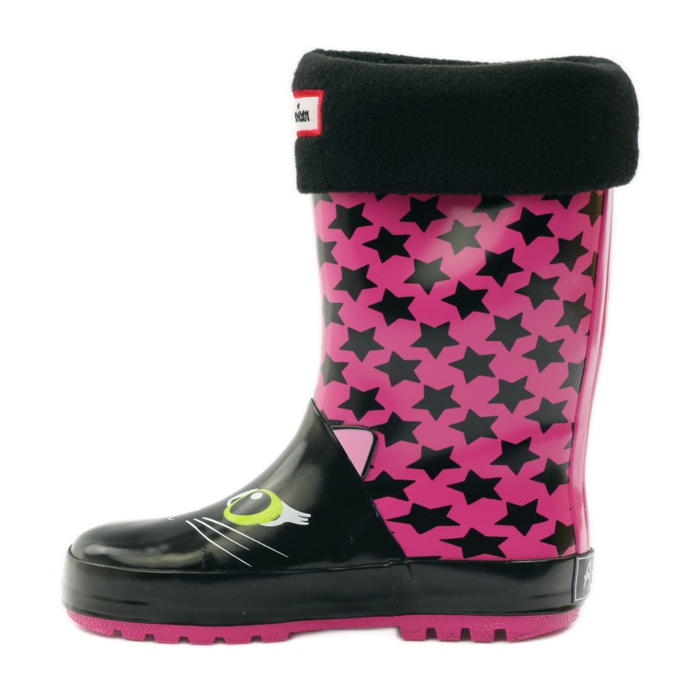 American Club Calza Galoshes + inserto gattino americano rosa nero 2