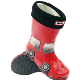 American Club Calza Galoshes più soletta RED CAR rosso grigio nero 3