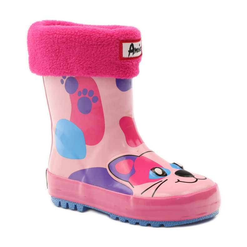 American Club Calza Galoshes + inserto gattino americano rosa 1