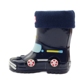 American Club Stivali di gomma, calzino + inserto American TRUCK giallo rosso blu navy 2