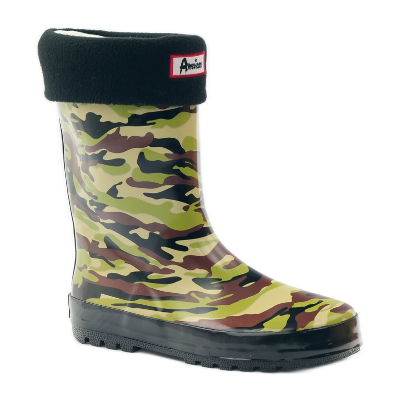 American Club Calza Galoshes + inserto mimetico americano verde marrone nero 1