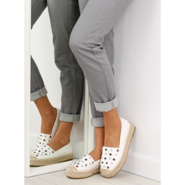 Espadrillas bianche bianche 7680 bianche bianca 1
