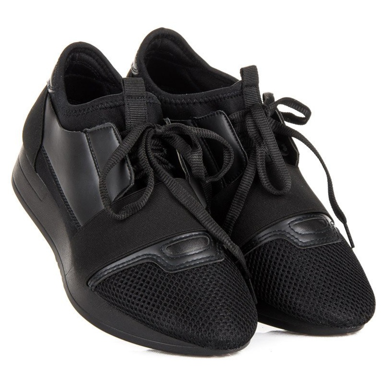 Scarpe sportive slip-on nero 1