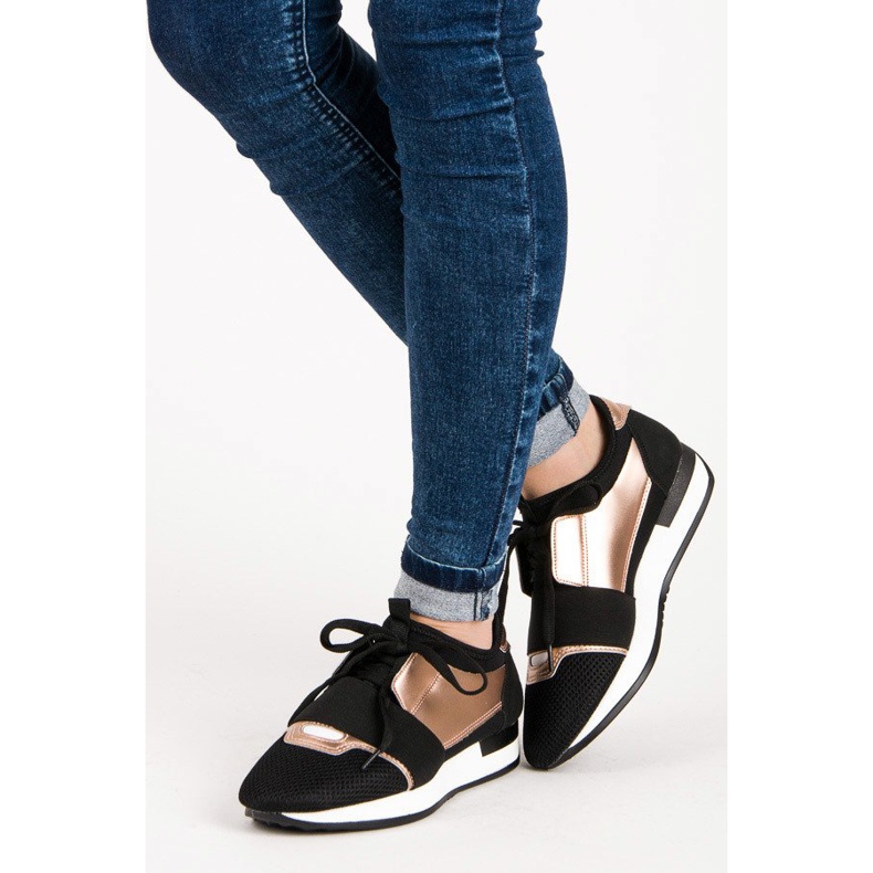 Scarpe sportive slip-on nero 2