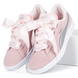 Puma smash V2 nastro jr rosa 1