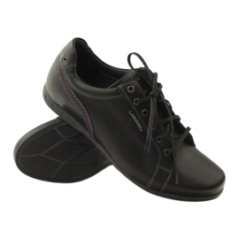 Riko Scarpe sportive in pelle maschile 776 nere nero 3