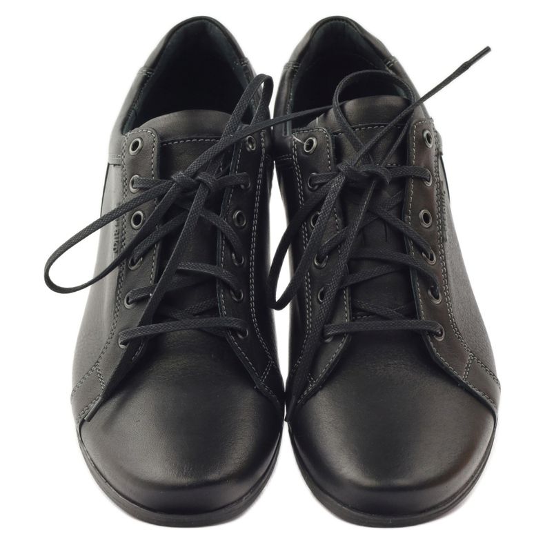 Riko Scarpe sportive in pelle maschile 776 nere nero 4