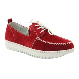 Creeper in pelle scamosciata Filippo DP020 / 18 RD rosso 1