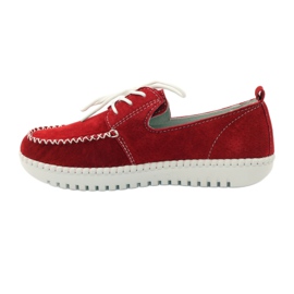 Creeper in pelle scamosciata Filippo DP020 / 18 RD rosso 2