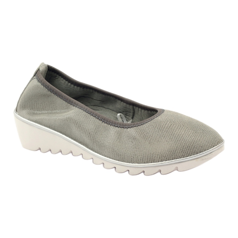 Filippo Scarpe da donna mocassini in pelle 045 grigio 1