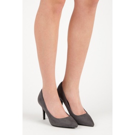 Milaya Tacchi in camoscio grigio 2