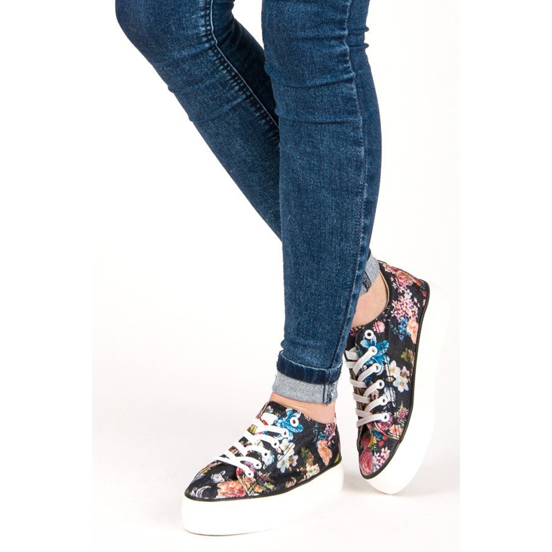Yes Mile Sneakers Legate Con Fiori multicolore 2