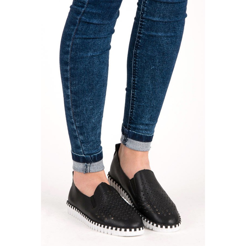 Seastar Sneakers Slip On traforate nero 2