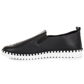Seastar Sneakers Slip On traforate nero 1