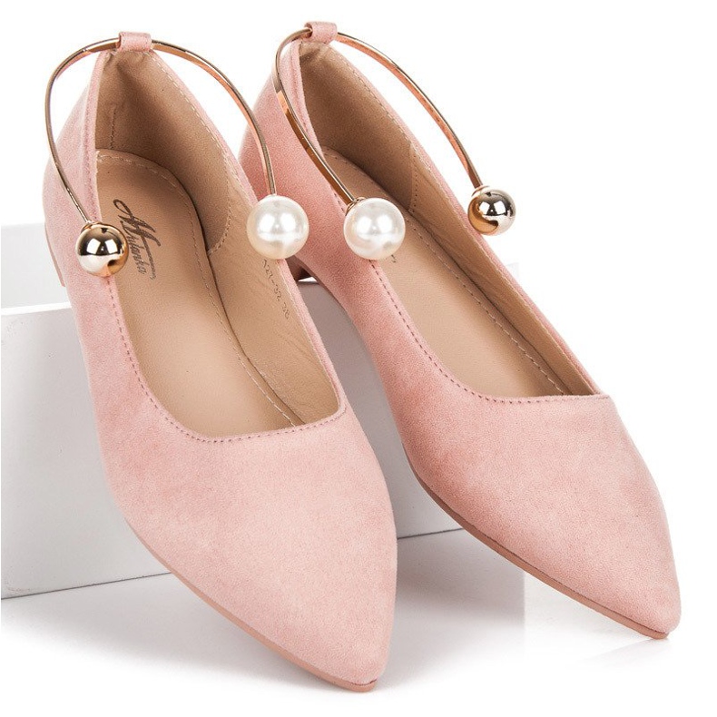 Ballerine con ornamento rosa 1