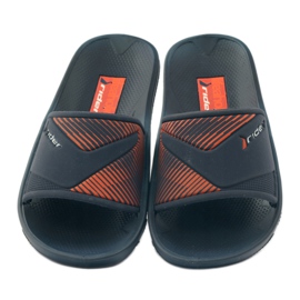 Ciabatte da piscina per il tempo libero Rider 82359 arancia blu navy 4
