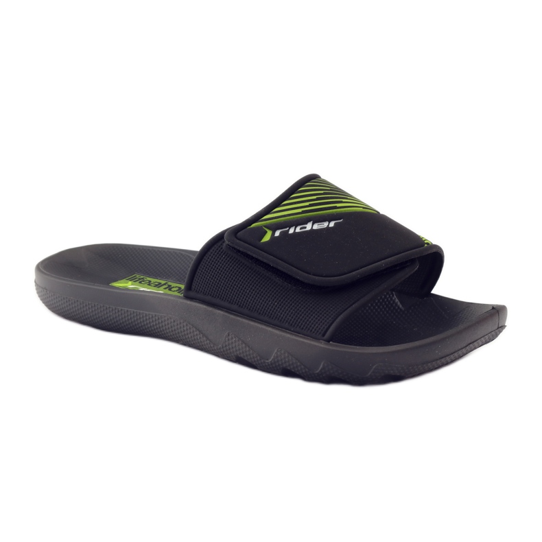 Ciabatte da piscina per il tempo libero Rider 82326 nero verde 1