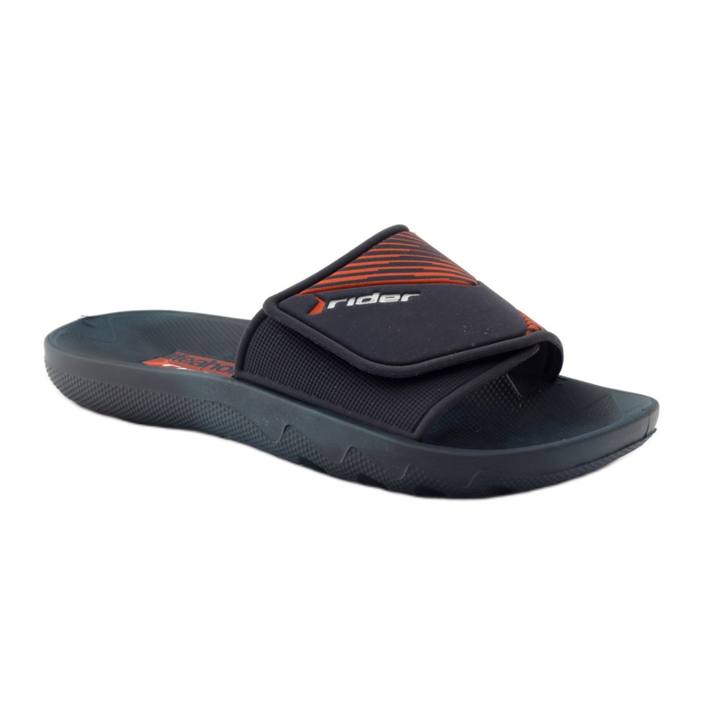 Ciabatte da piscina per il tempo libero Rider 82326 arancia blu navy 1