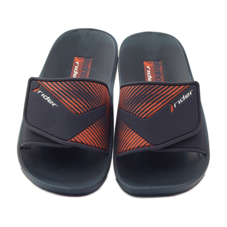Ciabatte da piscina per il tempo libero Rider 82326 arancia blu navy 4