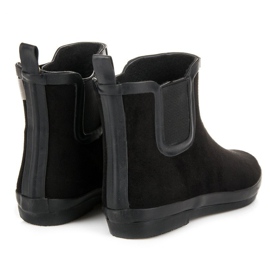 Kylie Galosce da donna in camoscio nero 1