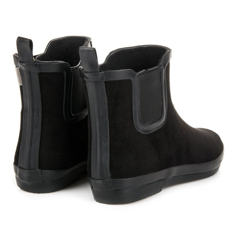 Kylie Galosce da donna in camoscio nero 1