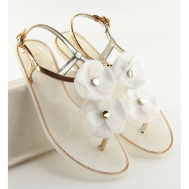Sandali meliski bianco KG19P bianco gelatina bianca 1