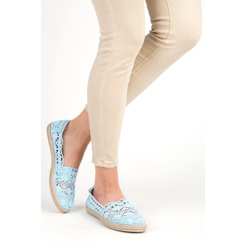 Seastar Espadrillas in pizzo blu 1