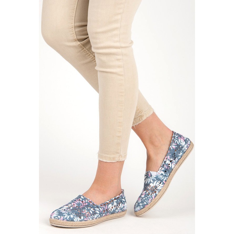 Seastar Espadrillas in stile boho blu rosa 1