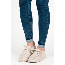 Kylie Slipons in pelle scamosciata traforati marrone 1