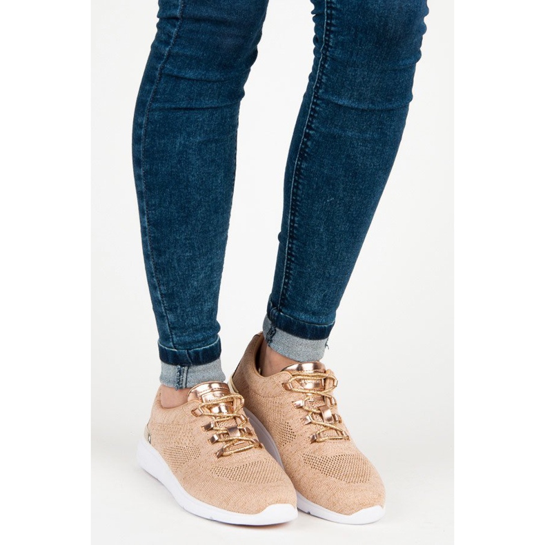 American Club Sneakers americane marrone giallo 1