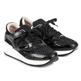 Kylie Sneakers Nere Con Rete nero 1