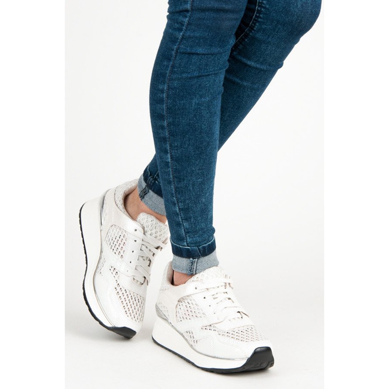 Kylie Sneakers Bianche Con Rete bianco 2