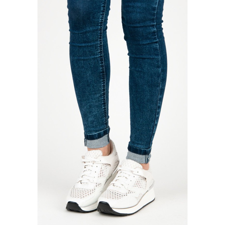 Kylie Sneakers Bianche Con Rete bianca 1