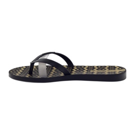 Pantofole da donna per il tempo libero Ipanema 82289 nero giallo 2
