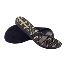 Pantofole da donna per il tempo libero Ipanema 82289 nero giallo 3