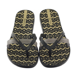 Pantofole da donna per il tempo libero Ipanema 82289 nero giallo 4