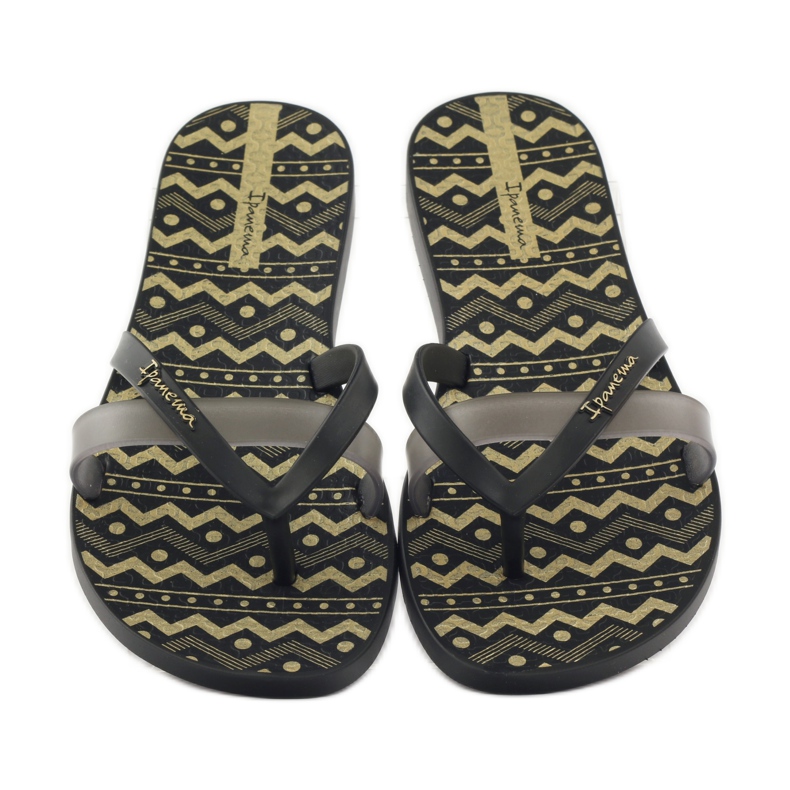 Pantofole da donna per il tempo libero Ipanema 82289 nero giallo 4