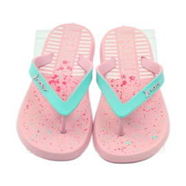 Infradito per bambini Rider 82365 rosa verde 4