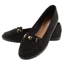 Mocassini da donna neri 680-25 BAL-1 neri nero 1