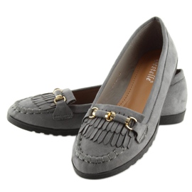 Mocassini da donna grigi 680-25 BAL-1 grigio 1