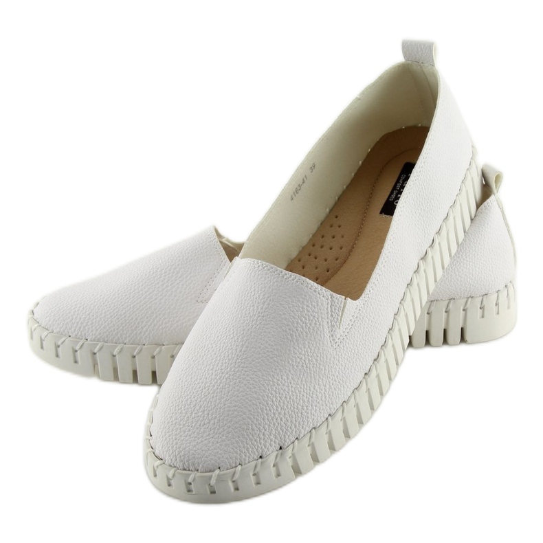 White 4163 Sneakers slip-on bianche super comode bianca 2