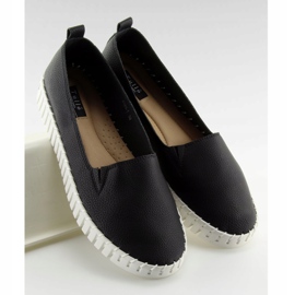 Sneakers nere slip-on super comode 4163 nere nero 1