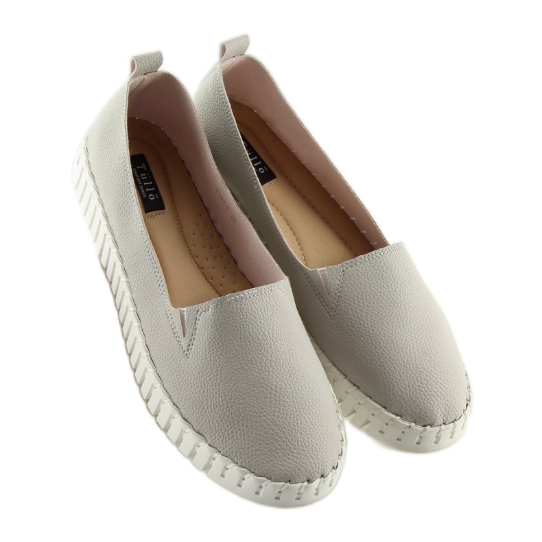 Grigio 4163 Sneakers slip-on grigie super comode 1