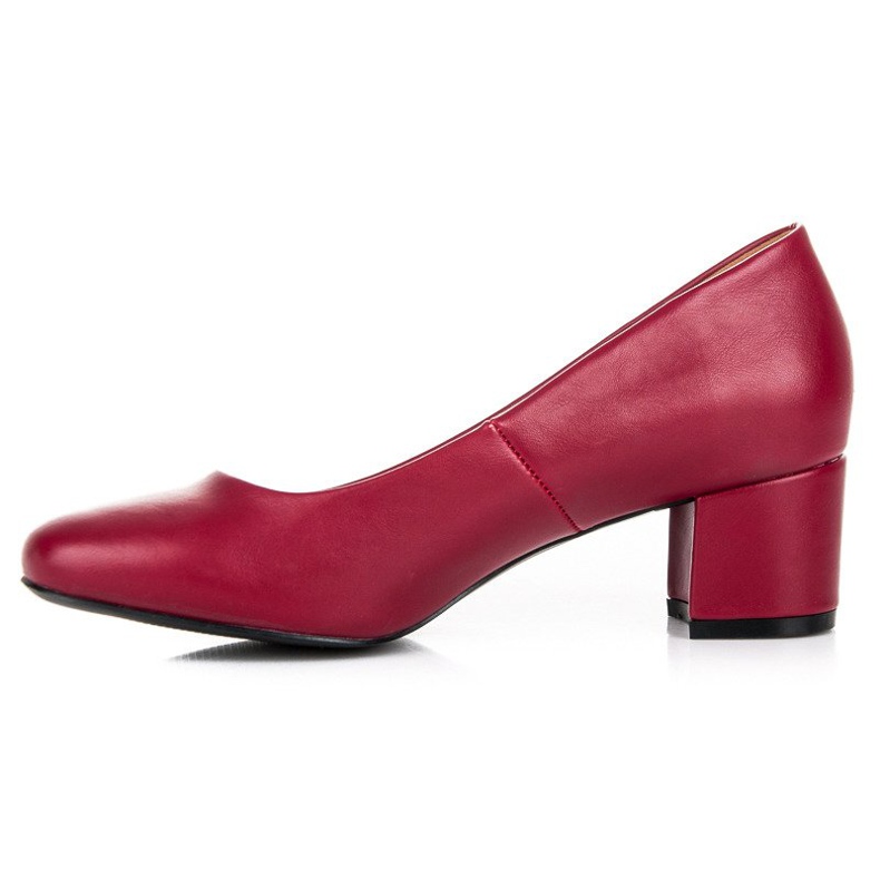 Vices Morse pompe a tacco basso rosso 1