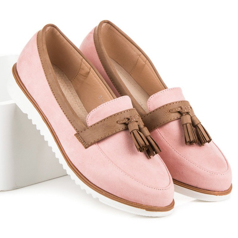 Mocassini Boho VICES rosa 1